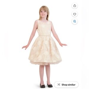 Kensie Girl Champagne Party Dress - EUC